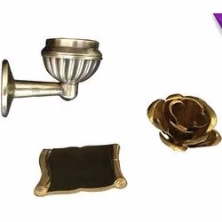 BD001 tombstone decoration bronze cemetery ornament cross crucifix