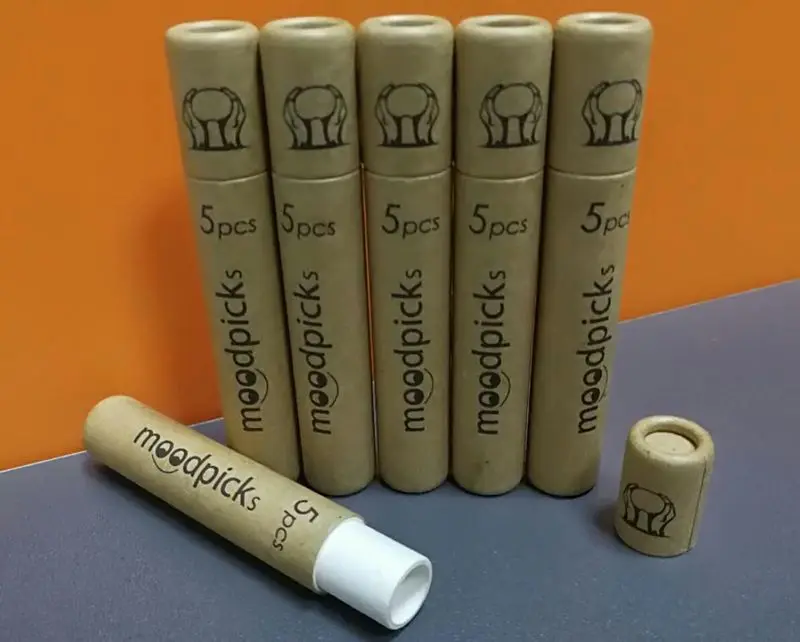 Cylinder colorful round paper tube paper box for tea packaging