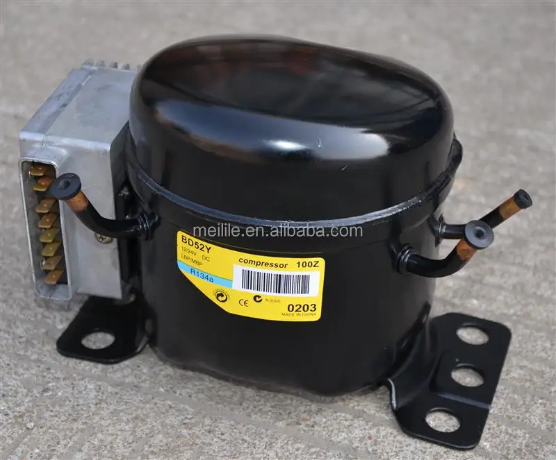 Meilile BD52Y DC 12V 24V 36V car freezer compressor