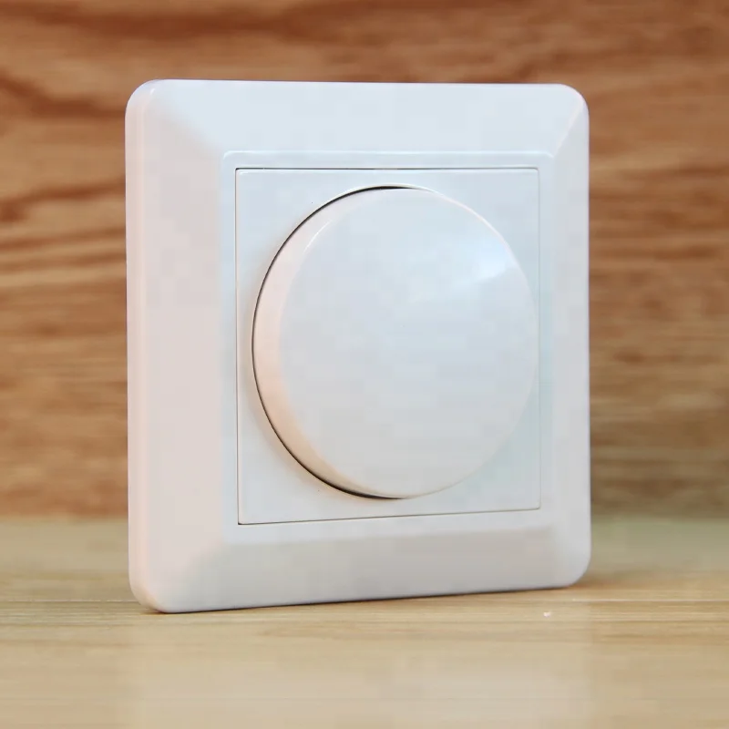 Eu Standard LED dimmer switch push Button rotary knob  wall lighting switch particular fasion shape good quantity