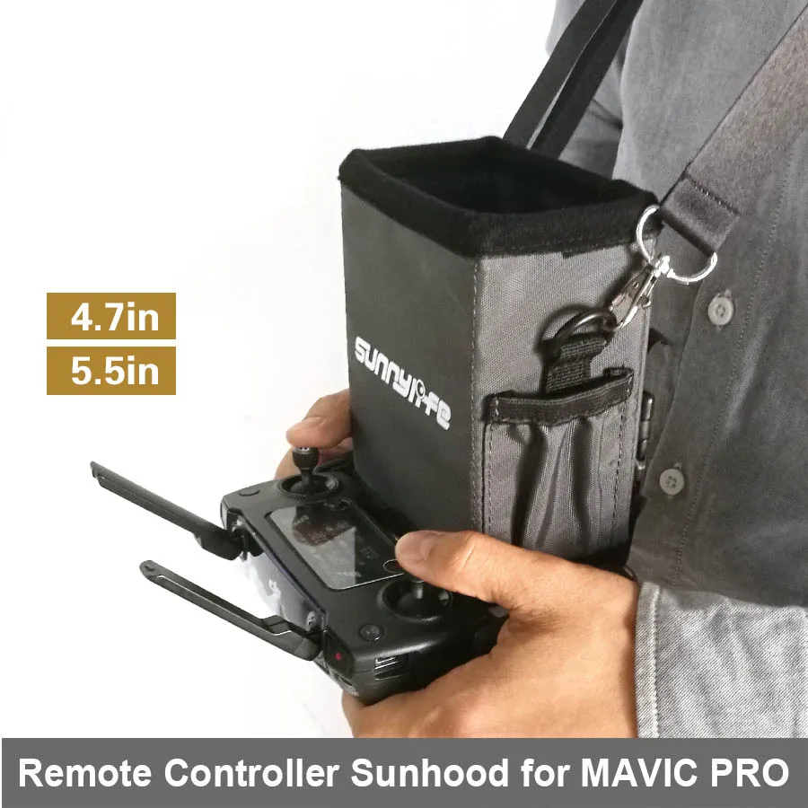 Sunnylife 4.7in 5.5in Remote Controller Sunhood All-surround Smartphone Sunshade with Strap for SPARK MAVIC PRO MAVIC AIR