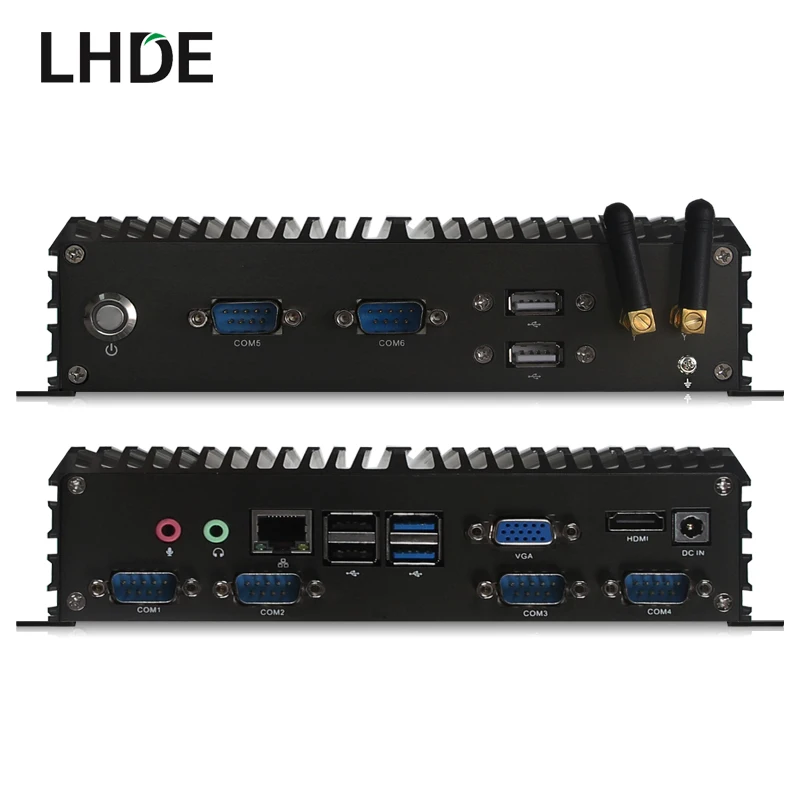 intel brand celeron J1900 mini pc multi lan for pFsense Firewall Fanless mini pc