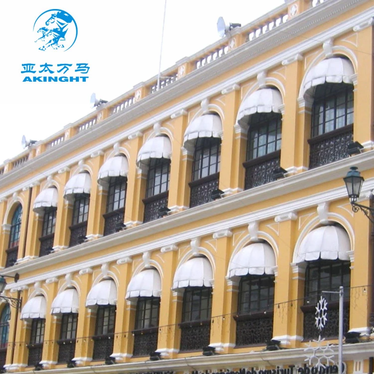 French style residential outdoor dome decorative villa house door and window fixed awning