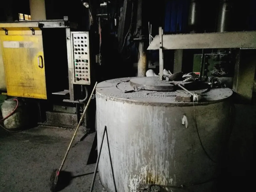 60-160 kg per hour melting capacity crucible aluminum electric resistance melting furnace