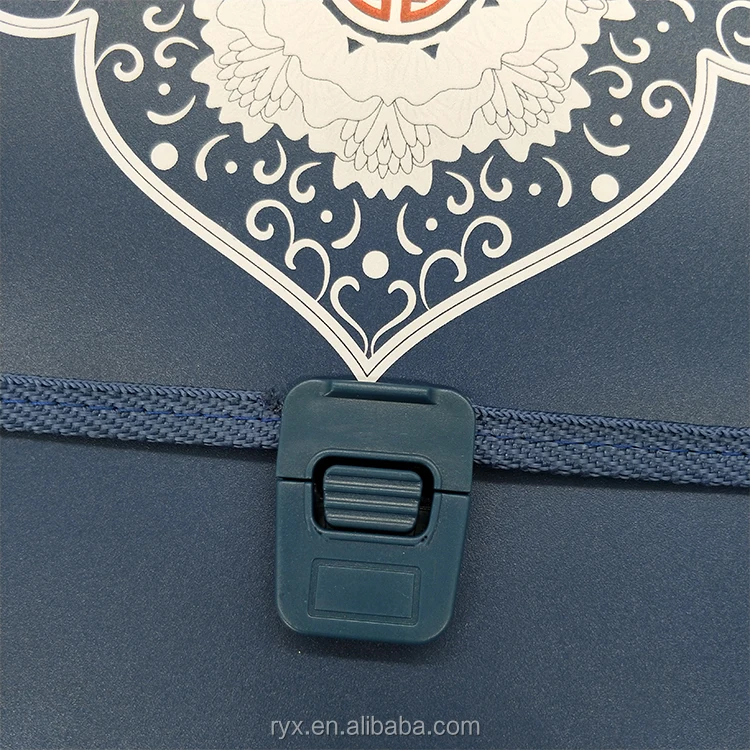 
2016 hot sale plastic clear transparent multi-pocket file folder with colored inserts 