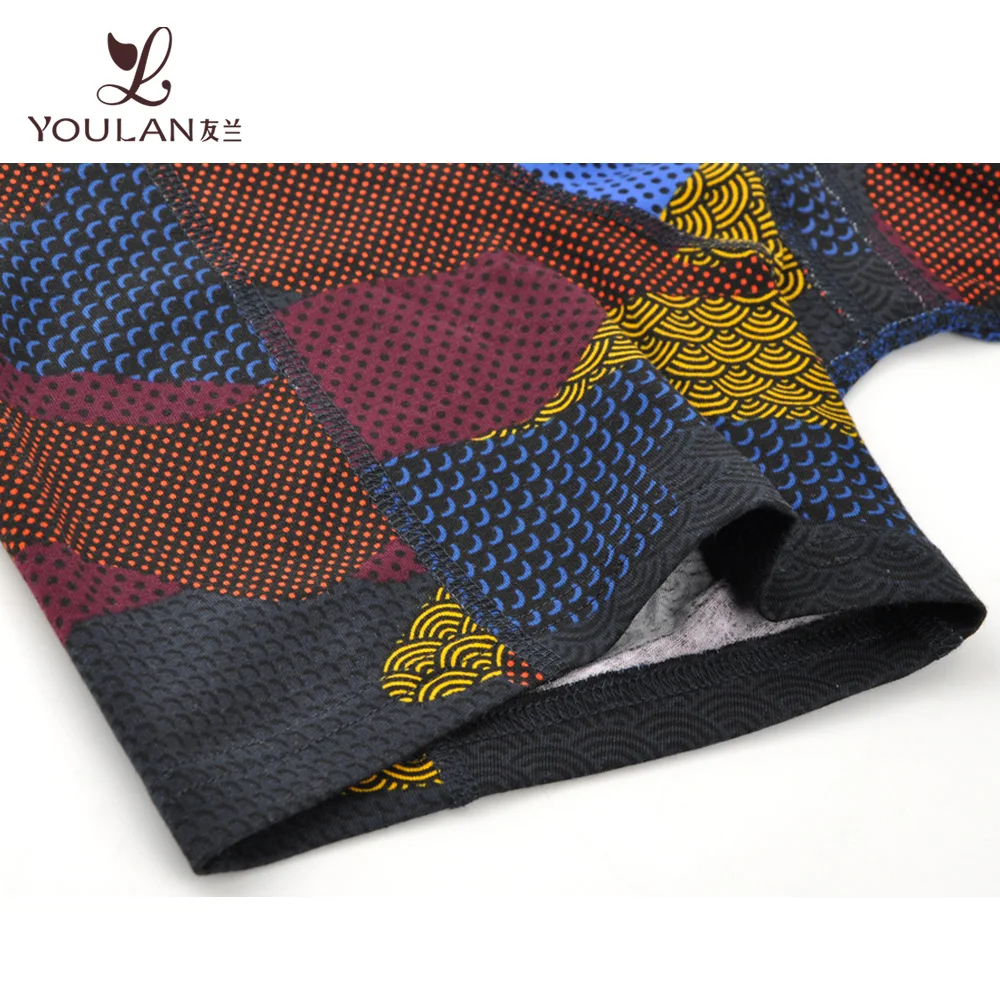 Wholesale Cotton Custom High Waist Men Boxer Underwear