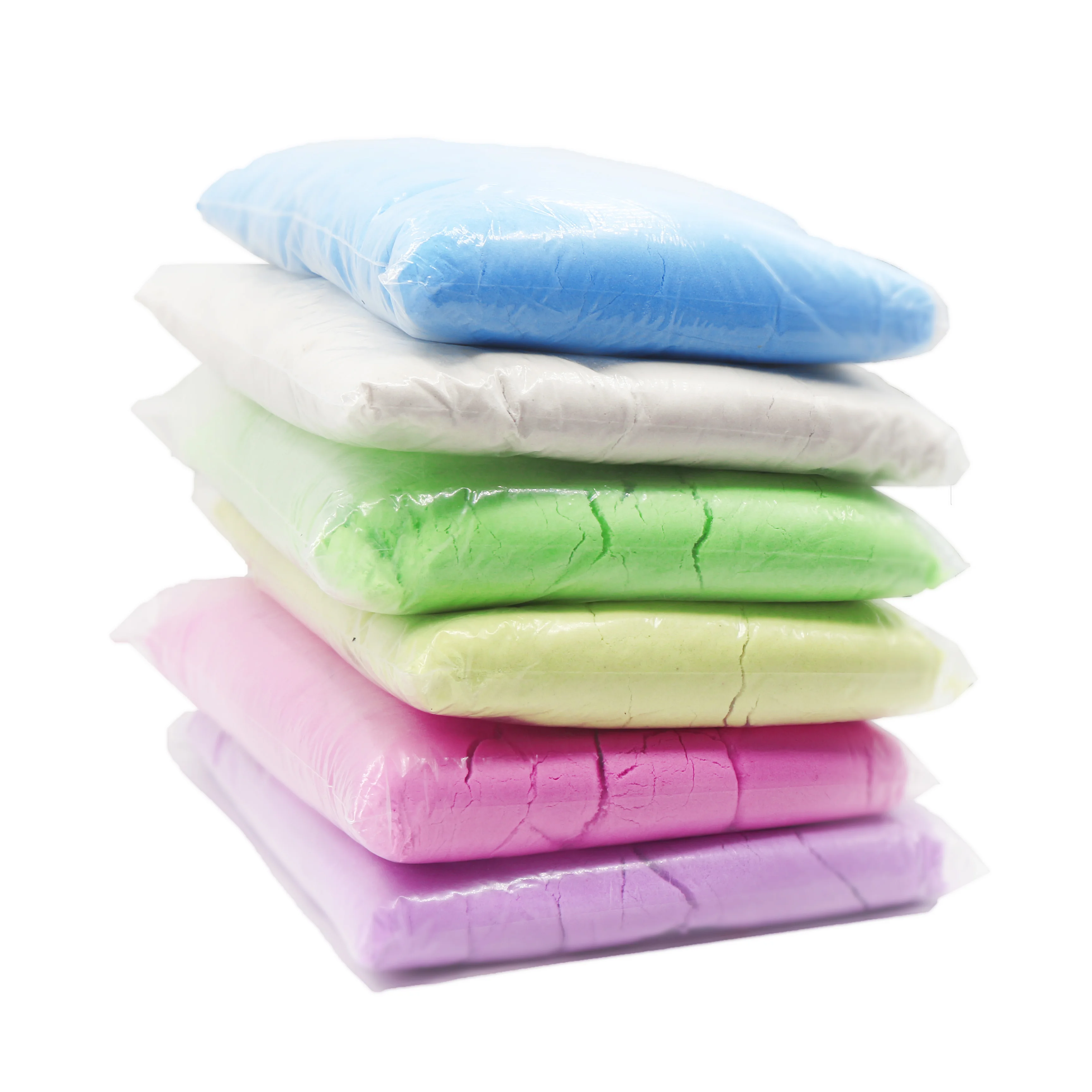 Customized educational non toxic DIY color sand toy set pack for making your own branded toy