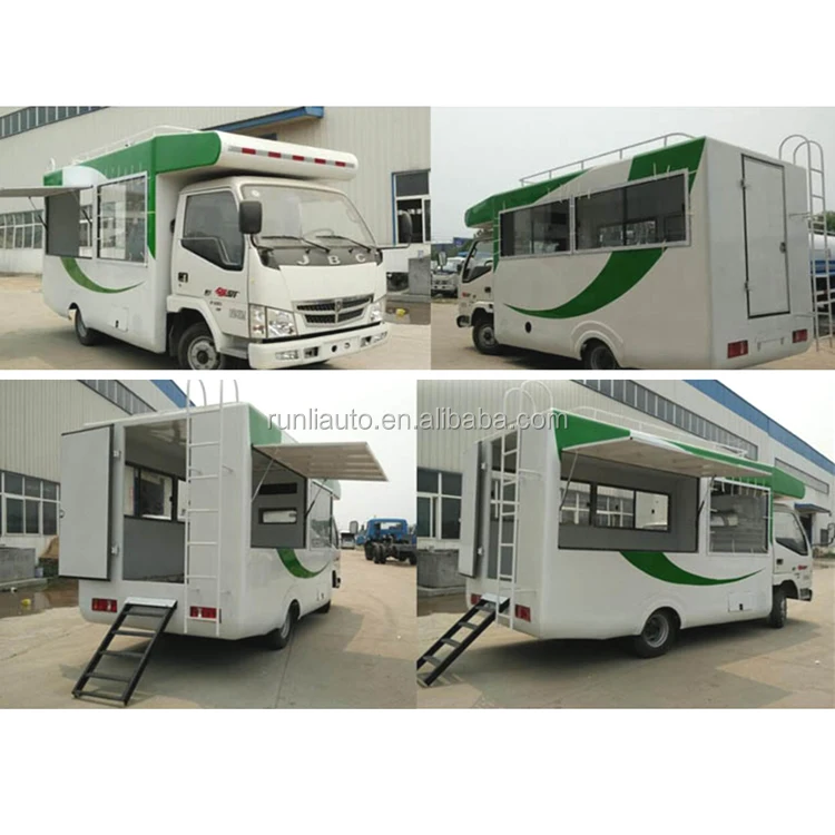 JBC Food Truck Van Truck Mobile Selling Food Railer Car For Sale