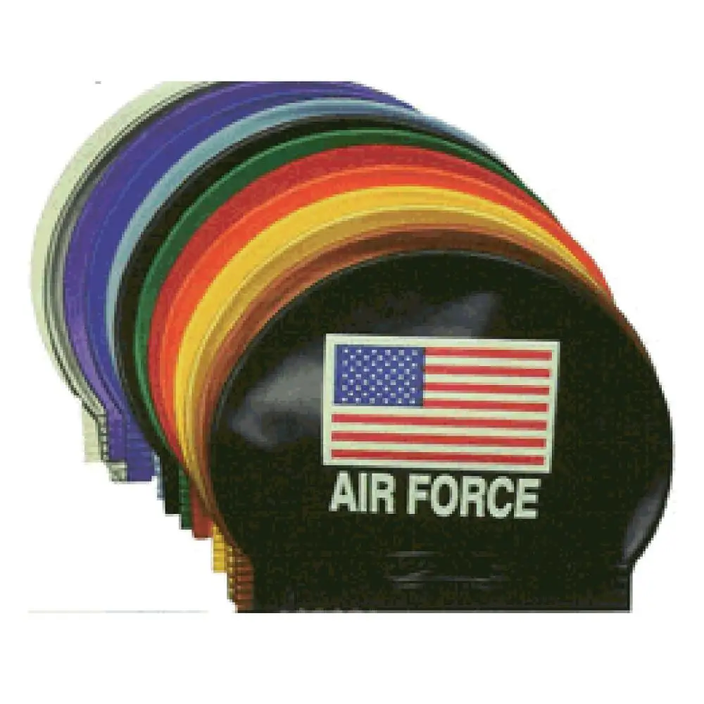 
Silicone Swim Cap With Flag Custom Logo 