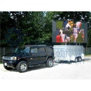 economy packed LED advertising billboard trailer for heavy duty truck