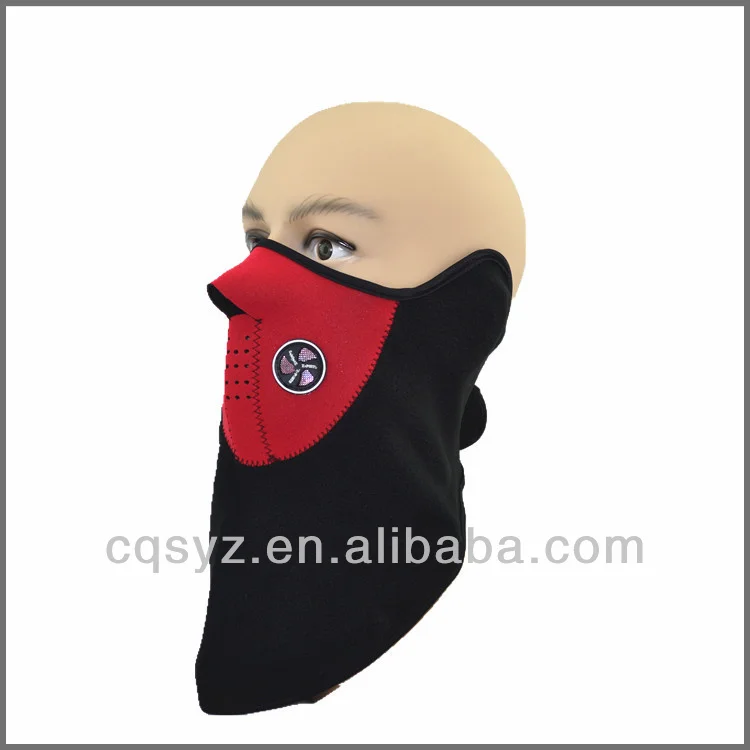 neoprene safe support riding mask