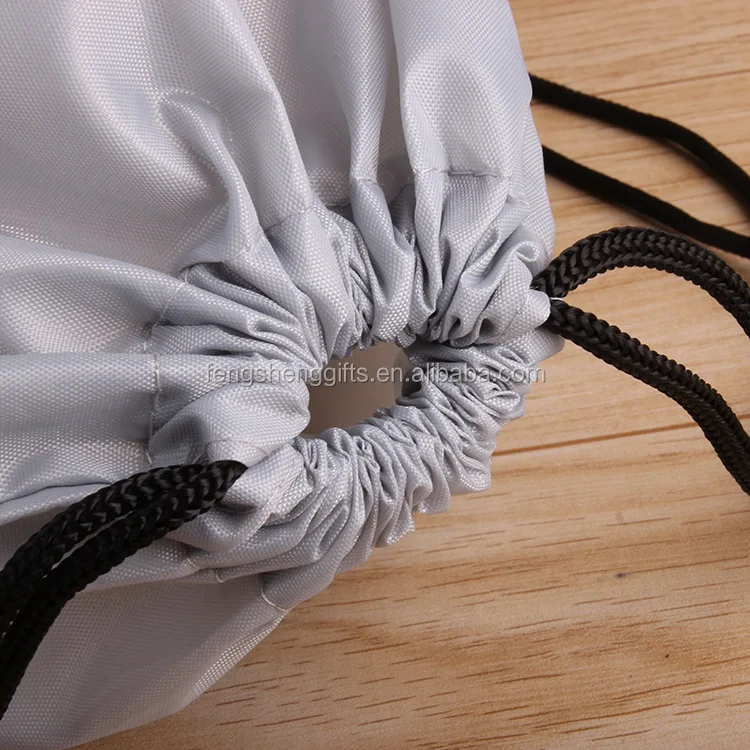 Wholesale polyester draw string bag sports drawstring bag