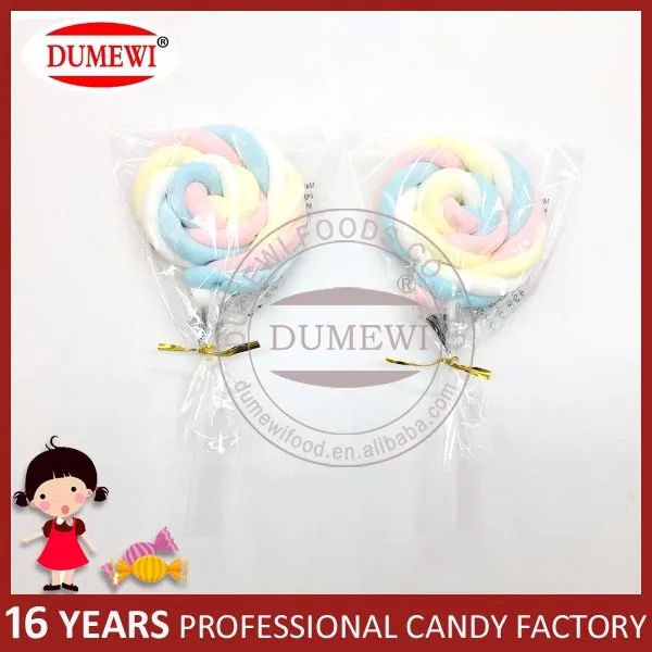 Colorful Fruit Twist Marshmallow Candy Chupa Chups