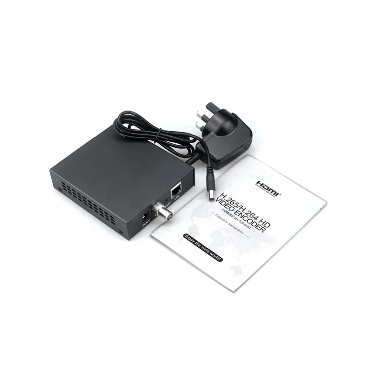 Оборудование для радиовещания и ТВ 1CH 1080p потоковое телевидение Аудио Видео в ip-кодировщик IPTV h265 кодировщик sdi