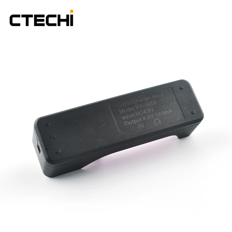 CTECHi 18650 lithium battery charger with single channel for 1 piece 18650 battery
