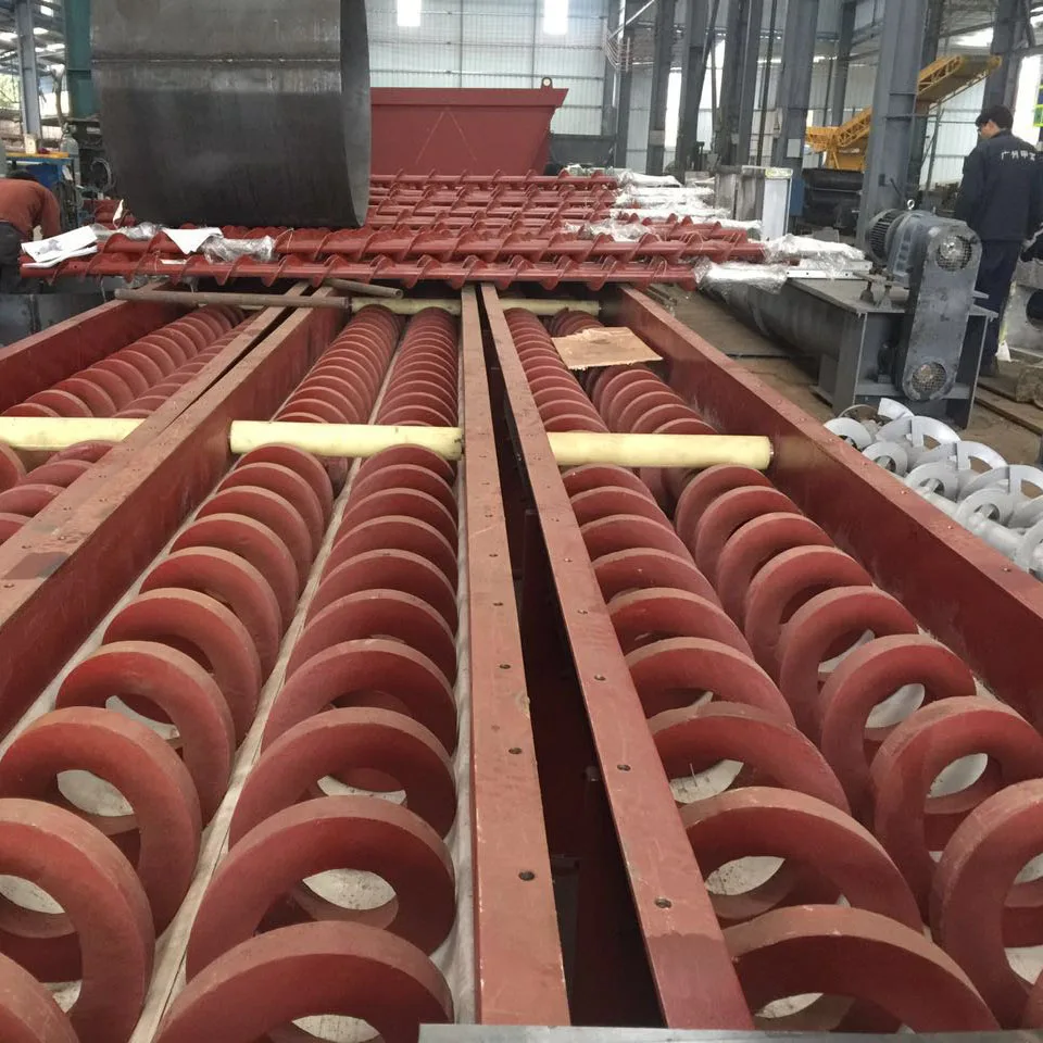 Carbon steel shaftless auger screw conveyor for sale