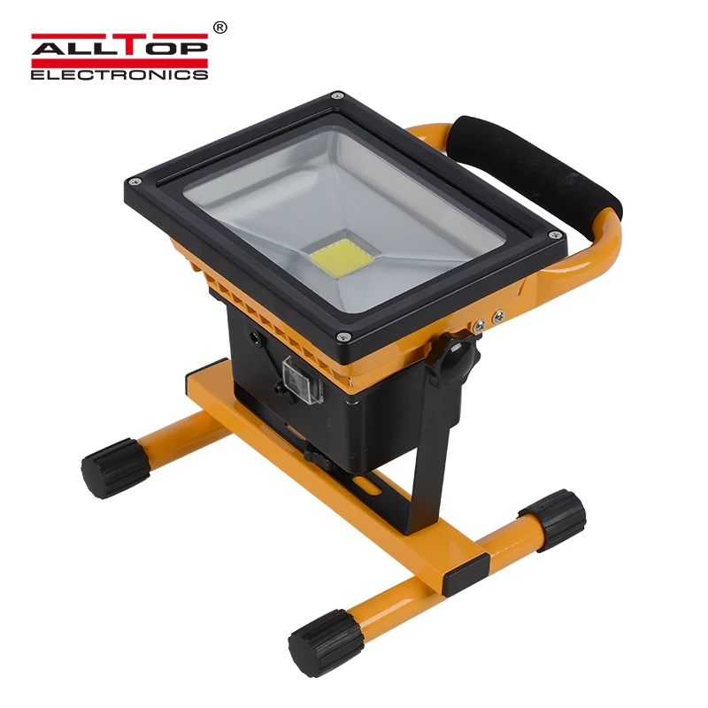 50w outdoor ip65 portable rechargeable led solar powered flood lights