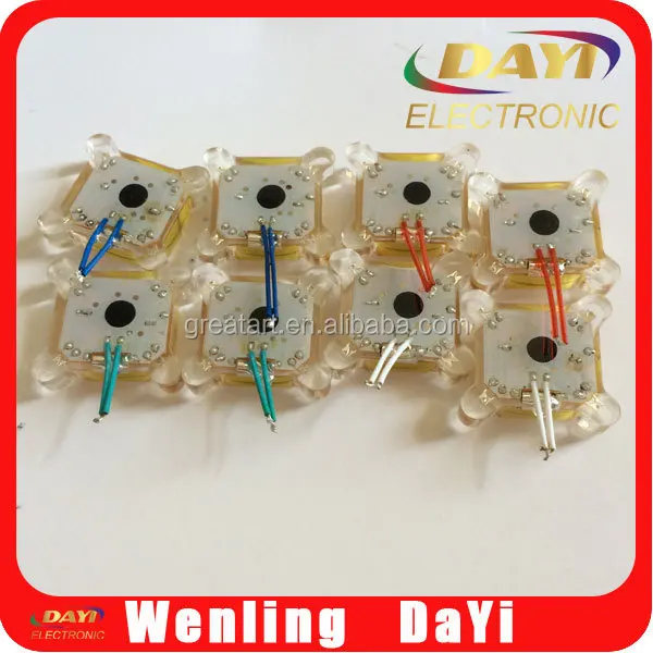 Factory price shoe parts led shoe light with 2032 battery for adults men shoes