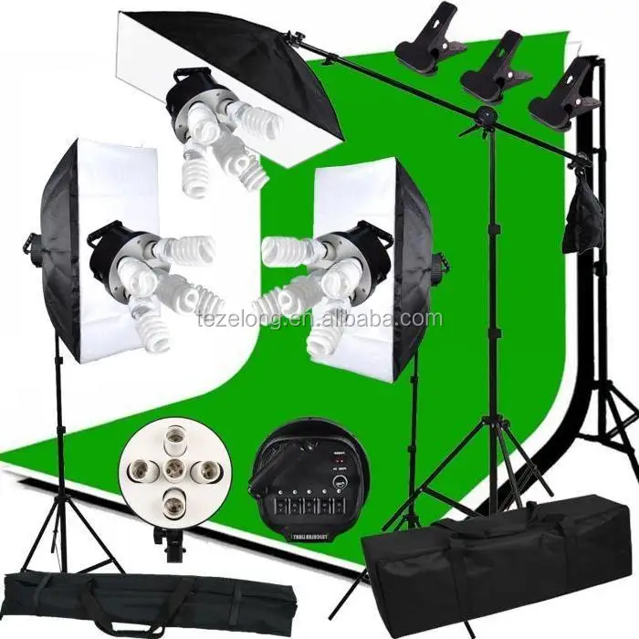 
Photo Studio kit photo softbox hot sell Studio Continuous kits   Backdrop Stand Kit   Photo Studio Light Bulb  (60714919745)