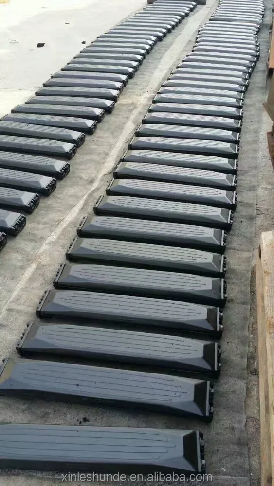 Excavator Rubber Crawler Pad Follow me to the Rubber Track Pad Factory Directly