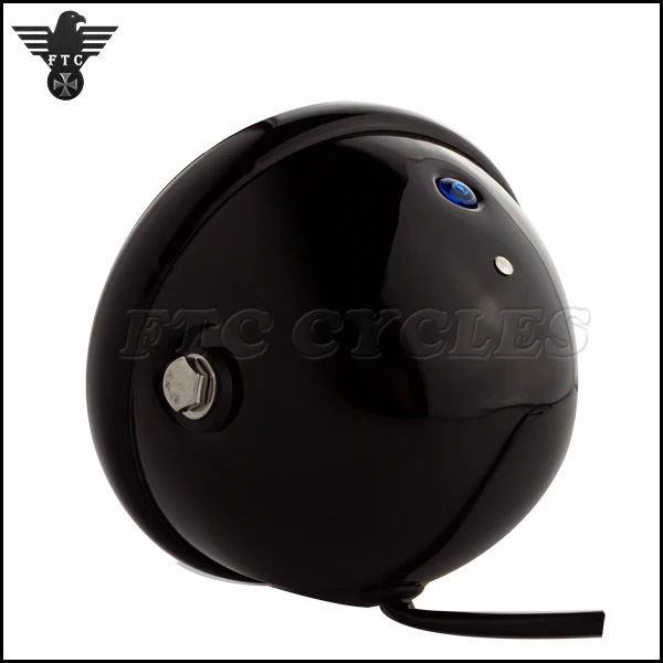 Side Mounting Classic Vintage Motorcycle Headlight for Harley Sport Bike