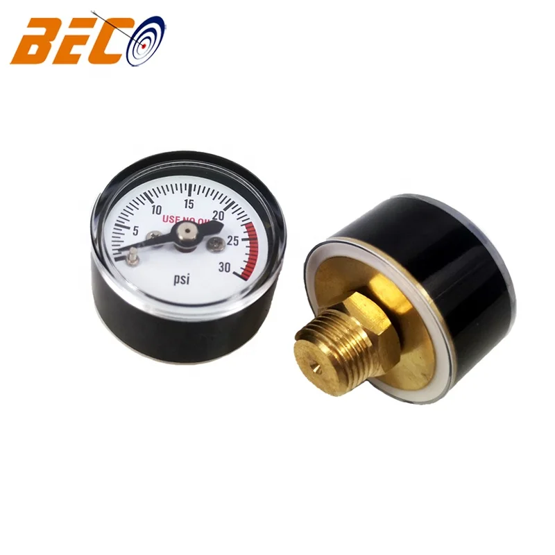 Beco mini pressure gauge for Home brew beer coffee wine small pressure gauge for argon gas regulator