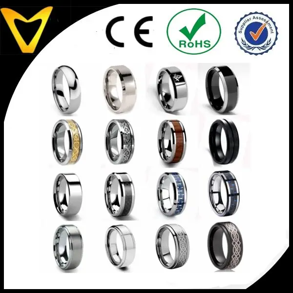 Professional Tungsten And Titanium Ring Manufacturer Direct Sale Cheap Tungsten Rotating Gear Ring, Tungsten Carbide Gear Ring