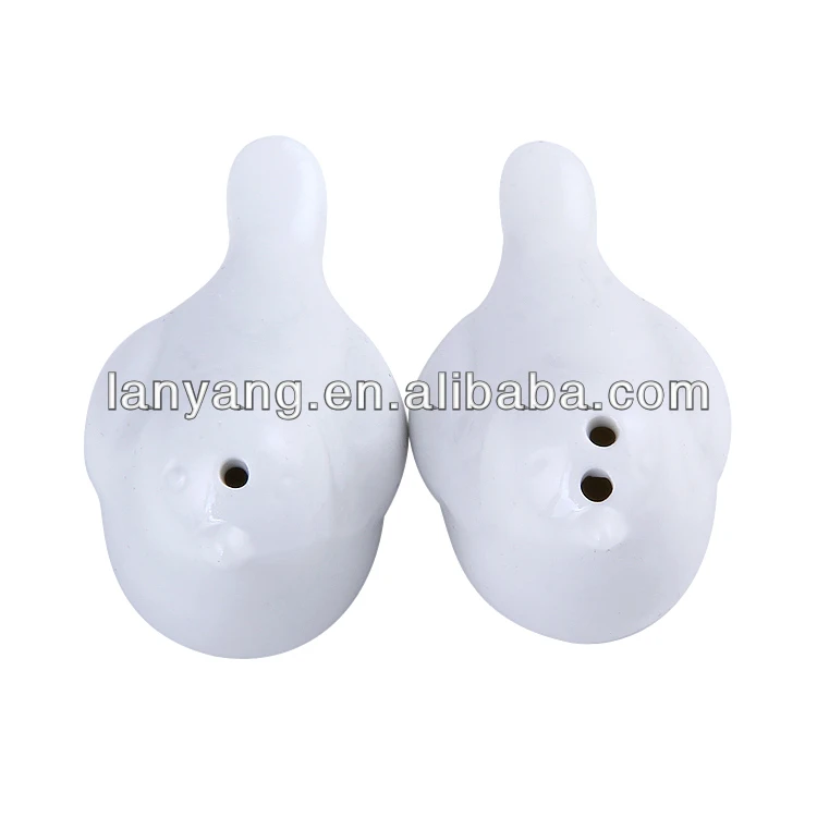 Wedding salt and pepper shaker white ceramic love birds salt and & pepper shakers set