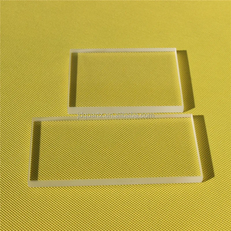 Clear round quartz glass sheet