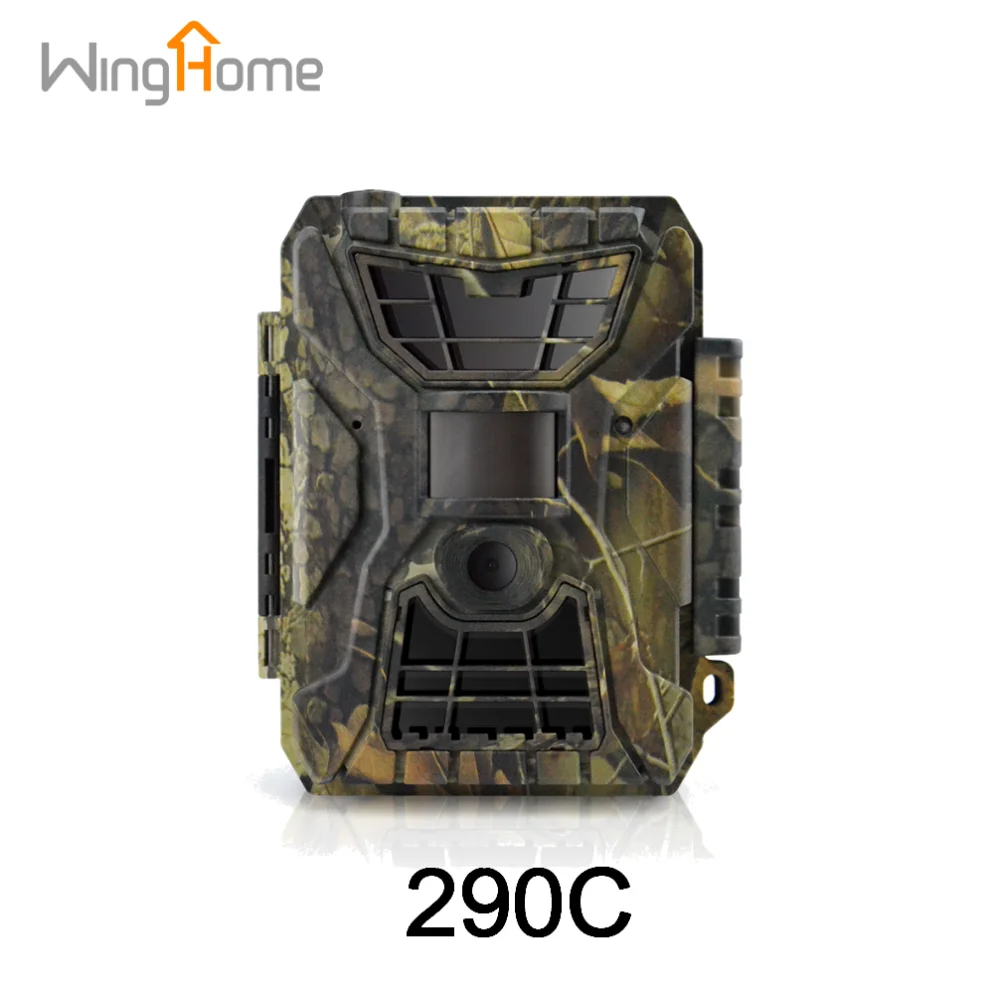 WingHome солнечное зарядное устройство 24MP IP66 ночное наблюдение за животными цифровая игровая ловушка камера