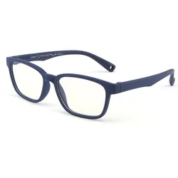 Soft rubber Kid Eyeglasses Multi color Children Optical Frame anti blue light glasses