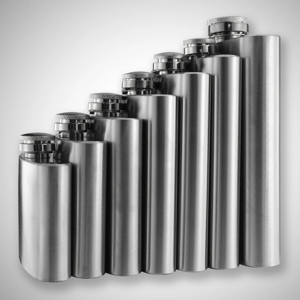 Stainless Steel hip flask Whiskey Alcohol pocket flask wine bottle flask 4oz,5oz,6oz,7oz,8oz,9oz,18oz  flachmann charger