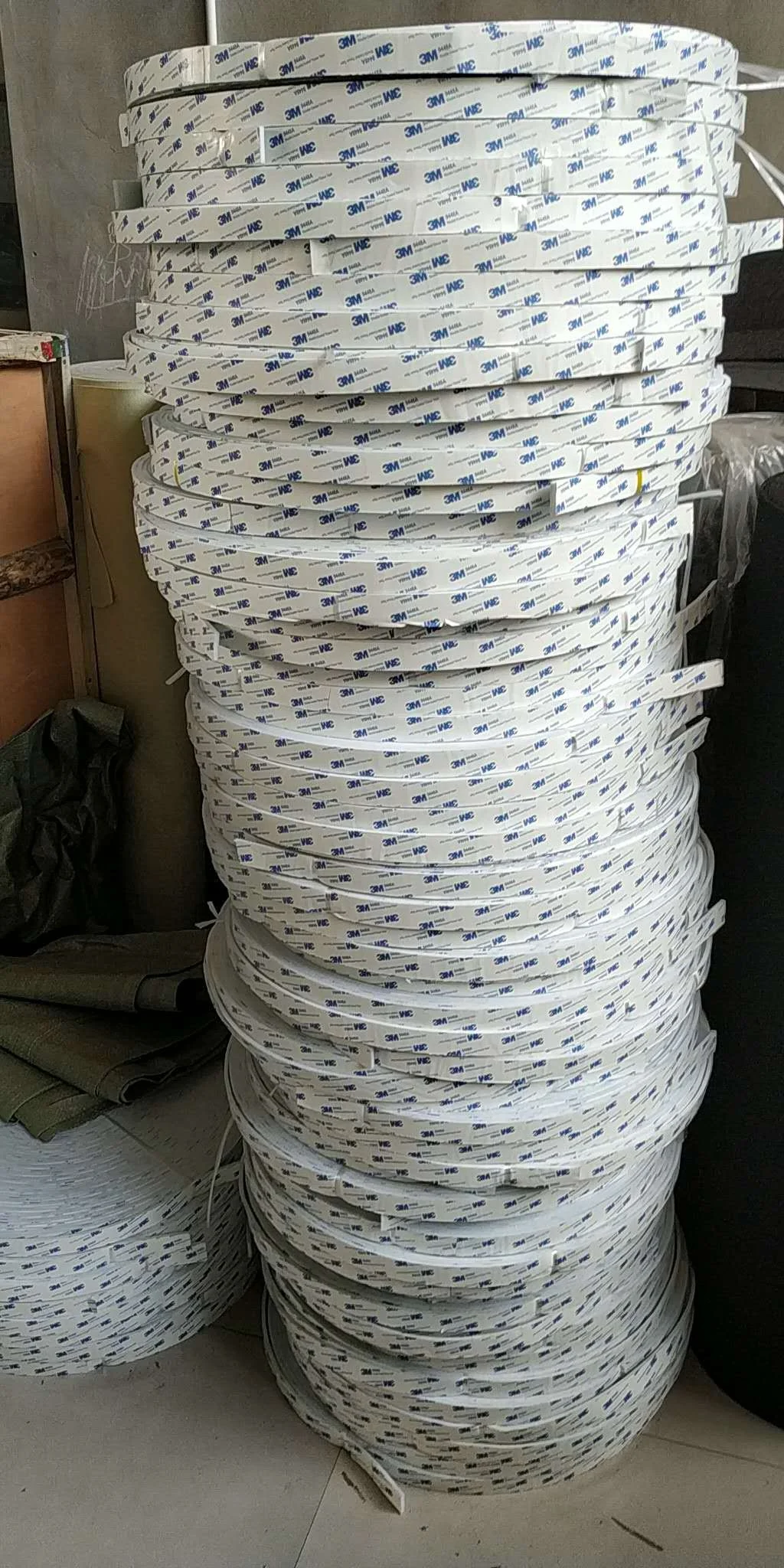 Black Strong High Sticky Tape single Sided Adhesive Felt Tape