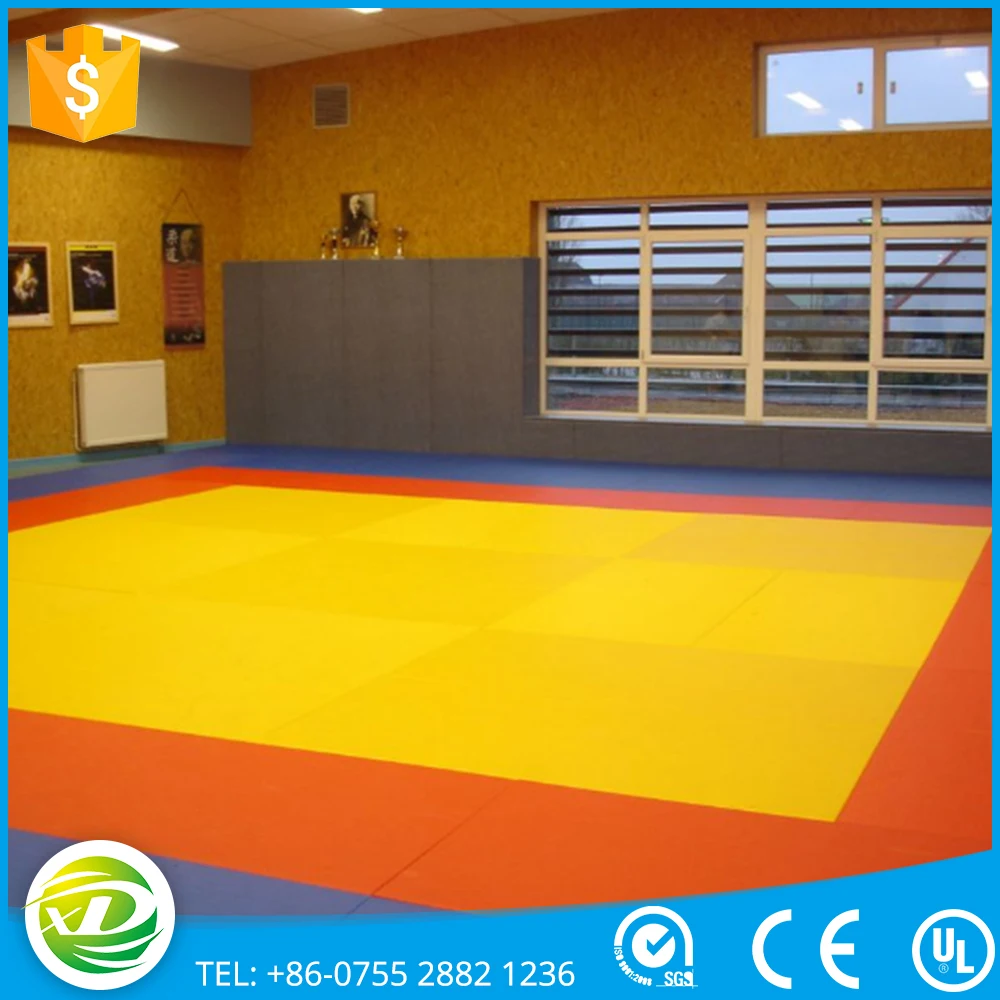 Top quality 180kg/m3 density mma judo tatami sport mats for sale