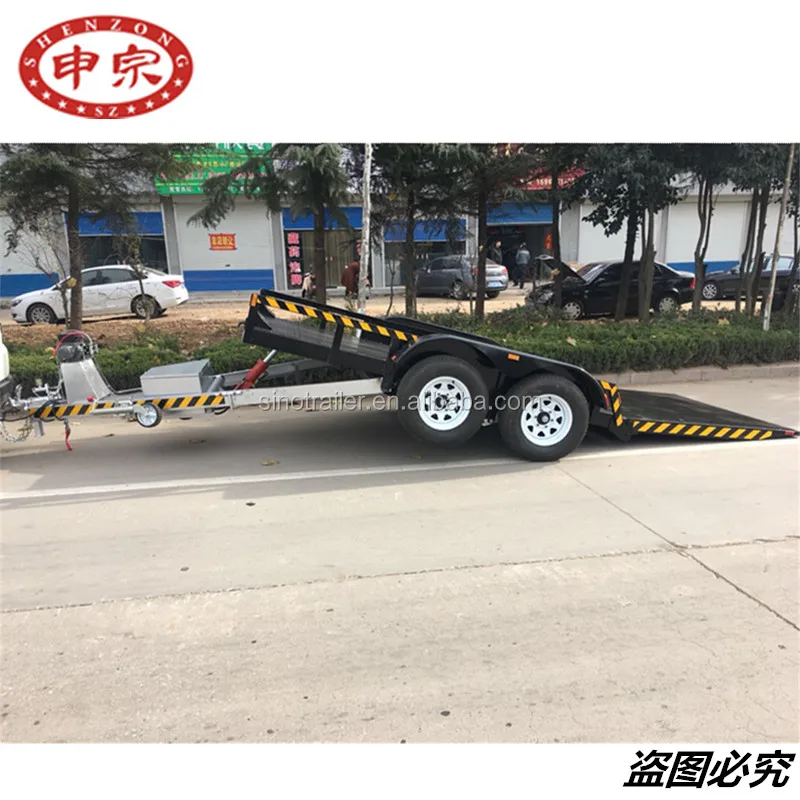 ATM 3.5T Car Trailer of Inner Deck Length 4880mm * Width 2000mm Tilt Design