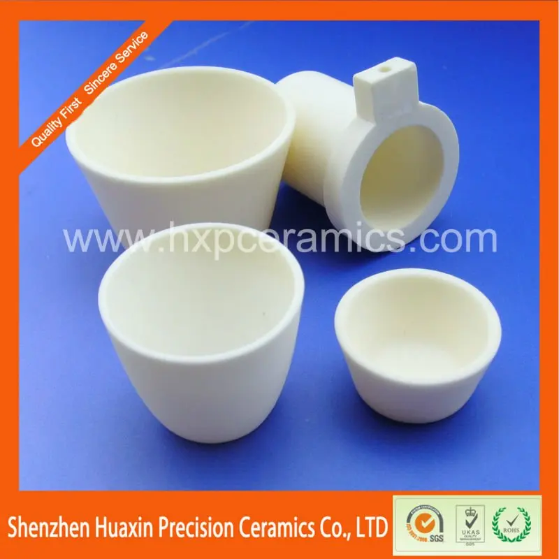 высокое качество сопротивление al2o3 огнеупорных глинозема керамический тигель