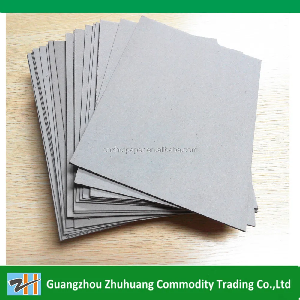 Grey Paper Board for Stationary Book Cover Book Binding Grey Paper Board