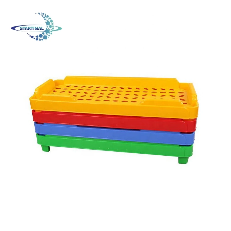 Colorful School Kindergarten Furniture Preschool Plastic Children Beds