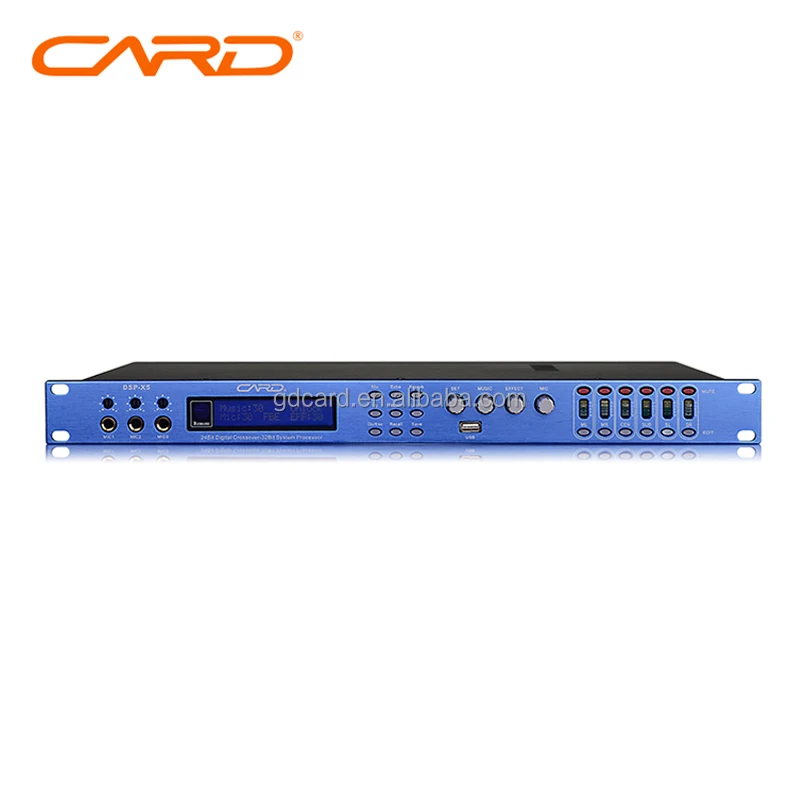 
DSP-X5 model pre amplifier 5.1channel audio processors 