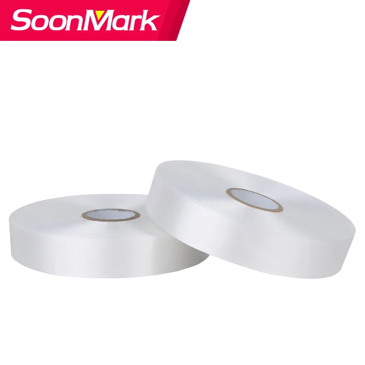 Wash satin ribbon polyester satin clothing labels roll Satin washing care labels