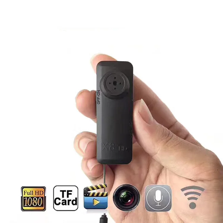 MiNi Portable Wireless Hidden Camera Indoor/Outdoor HD DV Hidden Spy Camera Video wifi  button