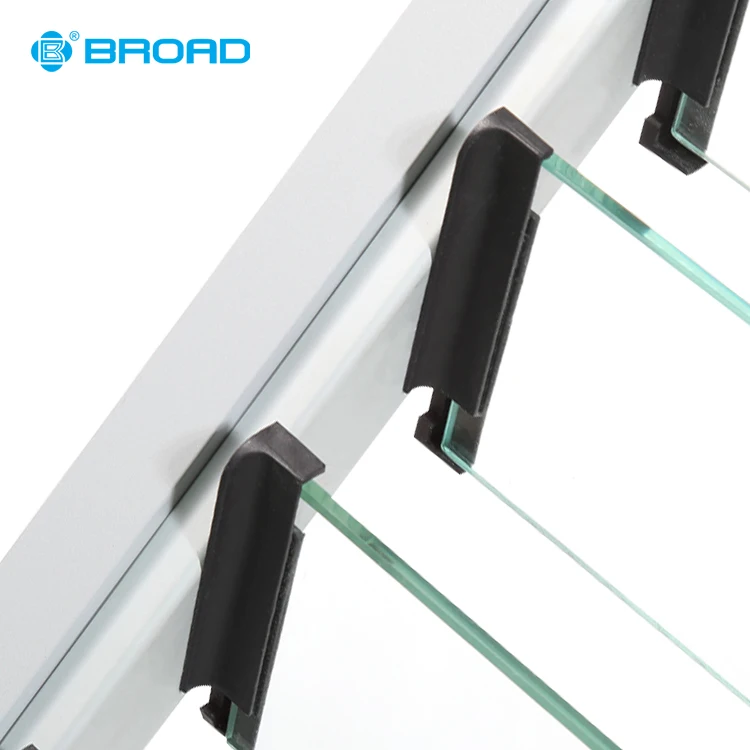 Modern balcony vertical aluminum adjustable louver shutter window