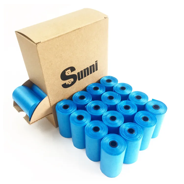 High Quality best selling custom biodegradable epi plastic dog poop pet waste bag