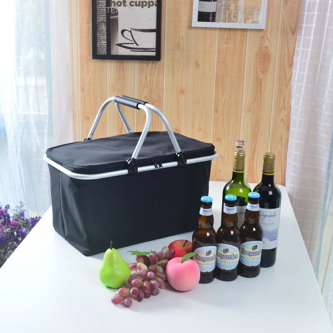 
Newest Collapsible Carry Cooler Basket For Picnic 