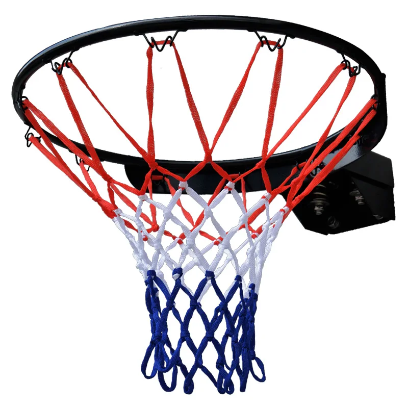 Wholesale 6MM Deluxe Professional basketball rim with White Nylon Basketball Net