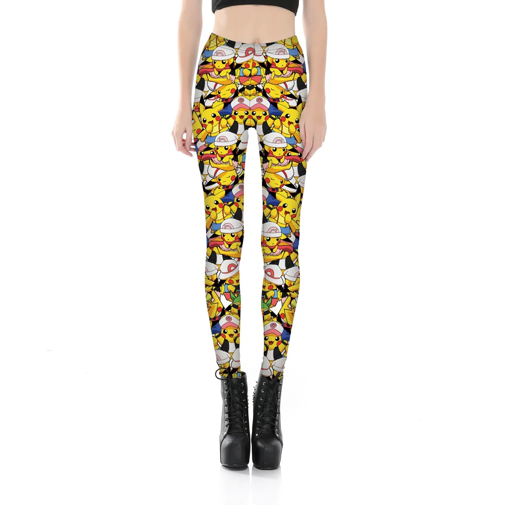 
Wholesale export digital printing wholesale cartoon pocket monster sexy underwear leggings 