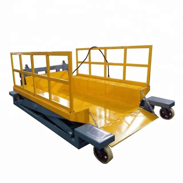 Movable stainless steel hydraulic shear lifting platform