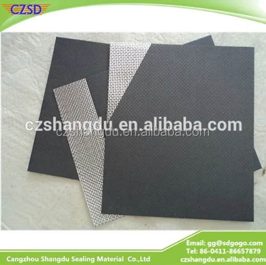 SD reinforced graphite sheet used for graphite gasket,graphite gasket material