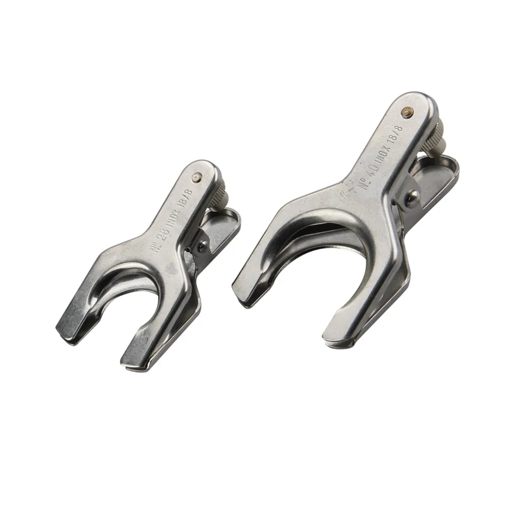 HAIJU LAB Stainless Steel Joint Pinch Clamp Spherical Ball Joint Clip For Standard Joint 12# to 50#