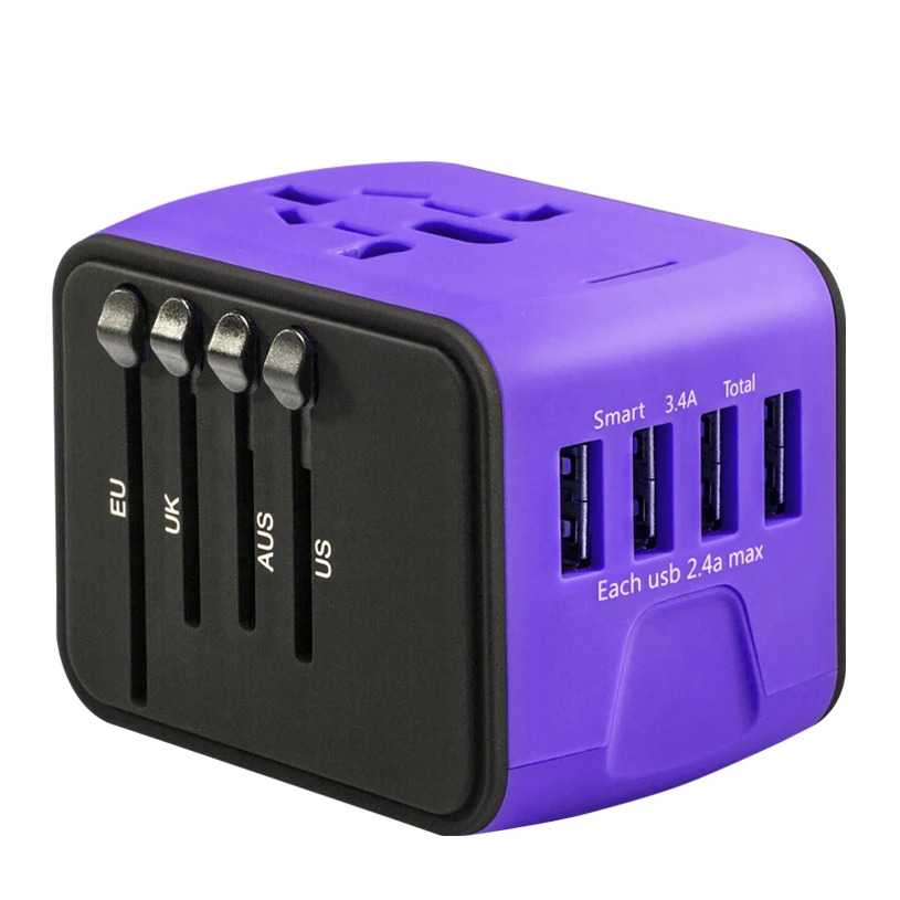 Best selling mobile accessories UK plug universal travel adapter ac dc power adapter travel adapter with usb port